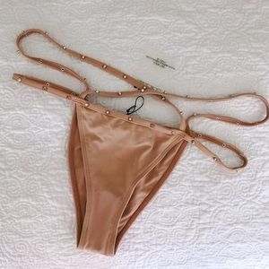 MA Cocoa Stud Elvis Brief Bikini Bottom